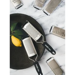 Râpe Double Tranchant Gourmet Noir Microplane