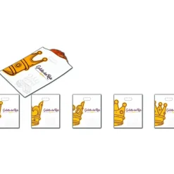 Sac à Galette Ingraissable 30x35cm Motif Couronne x100