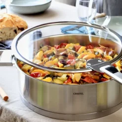 Sauteuse Ø 28 cm Strate Amovible Inox Cristel