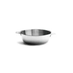Sauteuse bombée tout Inox sans Queue Ø 24 cm Twisty de Buyer