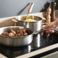 Sauteuse Droite Inox Amovible Ø 28 cm Alchimy Loqy De Buyer