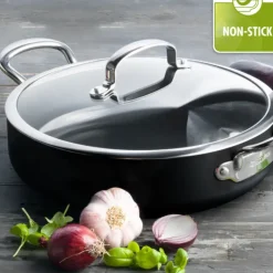 Sauteuse en Céramique 30 cm et son couvercle, collection BARCELONA PRO GreenPan™