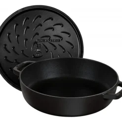 Sauteuse en Fonte Chistera 28 cm Noir Staub