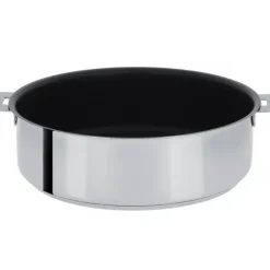 Sauteuse Mutine Ø 24 cm Manche Amovible Anti-Adhésive Inox Cristel