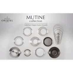 Sauteuse Mutine Ø 28 cm Manche Amovible Anti-Adhésive Inox Cristel