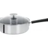 Sauteuse Mutine Ø 24 cm Manche Fixe Anti-Adhésive Inox Cristel