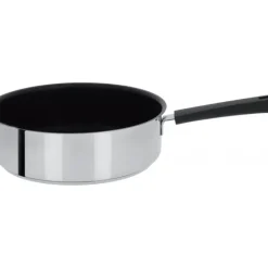 Sauteuse Mutine Ø 24 cm Manche Fixe Anti-Adhésive Inox Cristel