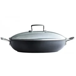 Sauteuse Provençale 30 cm Anti-Adhérente avec couvercle Les Forgées Le Creuset
