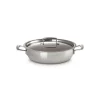 Sauteuse Provençale en Inox et Couvercle 30 cm Le Creuset