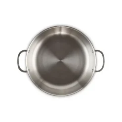 Sauteuse Provençale Inox Signature 30 cm et couvercle Le Creuset