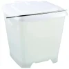 Seau plastique Carré avec couvercle 12L Mallard Ferrière