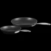Set 2 Poêles Anti-Adhérentes Les Forgées Le Creuset
