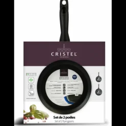 Set de 2 Poêles Aluminium Ø24 & 28 cm Cookway Ultralu Cristel