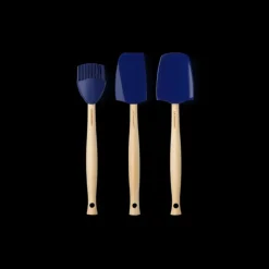Set de 3 Spatules Silicone Azur Le Creuset