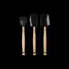 Set de 3 Spatules Silicone Black Onyx Le Creuset