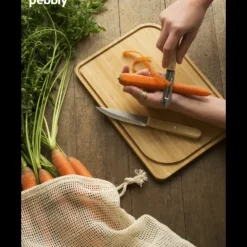 Set Planche à Découper Bambou 4 Pièces Pebbly