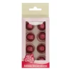Sphère en Chocolat Rubis 2 cm (x8) Funcakes