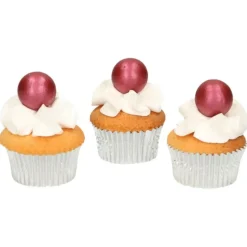 Sphère en Chocolat Rubis 2 cm (x8) Funcakes
