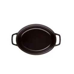 STAUB Cocotte Fonte Ovale 23 cm Noir Mat 2,35 L