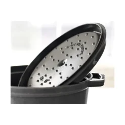 STAUB Cocotte Fonte Ovale 27 cm Gris Graphite 3,2 L