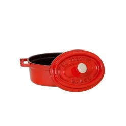 STAUB Cocotte Fonte Ovale 33 cm Rouge Cerise 6,7 L