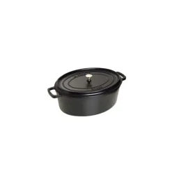 STAUB Cocotte Fonte Ovale 33 cm Noir Mat 6,7 L