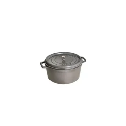 STAUB Cocotte Fonte Ronde 14 cm Gris Graphite 0,8 L