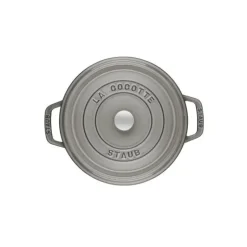 STAUB Cocotte Fonte Ronde 14 cm Gris Graphite 0,8 L