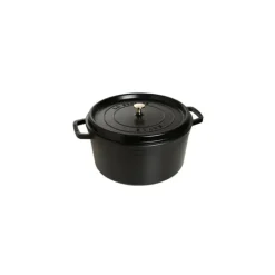 STAUB Cocotte Fonte Ronde 30 cm Noir Mat 8,35 L