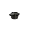 STAUB Cocotte Fonte Ronde 14 cm Noir Mat 0,8 L