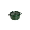 STAUB Cocotte Fonte Ronde 24 cm Vert Basilic Majolique 3,8 L
