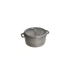 STAUB Cocotte Fonte Ronde 20 cm Gris Graphite 2,2 L