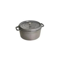 STAUB Cocotte Fonte Ronde 30 cm Gris Graphite 8,35 L