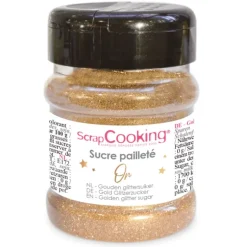 Sucre Pailleté Or 160 g ScrapCooking