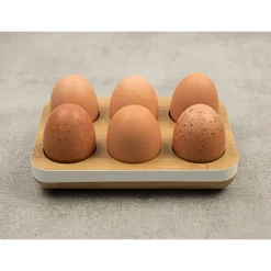Support à Œufs en Bambou Pebbly