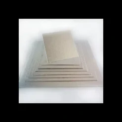 Support Gâteau Carré 10 x 0,4 cm Argenté Funcakes