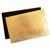 Support Gâteau Or et Noir Rectangle 30x20cm x5 Scrapcooking