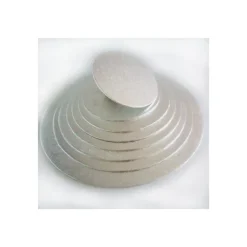 Support Gâteau Rond Ø17.5 x 0,4 cm Argenté Funcakes