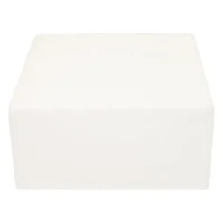 Support polystyrène carré H 10 cm - 20 x 20 cm