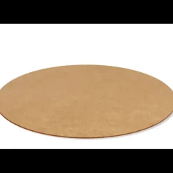 Supports à Gâteaux Kraft et Blanc Rond 24 cm Scrapcooking (x5)