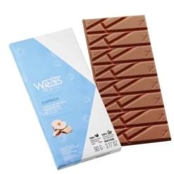 Tablette de Chocolat au Lait Gianduja 35% 90 g Weiss