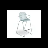 Tabouret en Acier avec Assise Résine Bleu Ether Ramatuelle 73’ Grosfillex