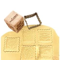 Tampon Biscuit Noël et Emporte-Pièce Scrapcooking