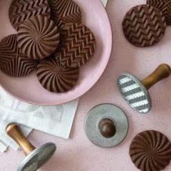 Tampons à Biscuits et Cookies Ronds Geo (x3) Nordic Ware