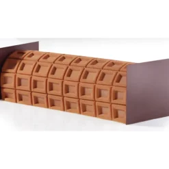 Tapis Décor Bûche Chocolat Silicone Pavoni