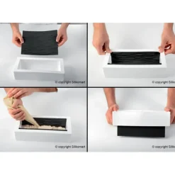 Tapis Décor Bûche Pois Silicone SilikoMart Professional