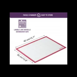 Tapis de Cuisson Silicone Gradué 30x40cm Mastrad