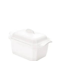 Terrine à foie gras avec presse 0,6L Emile Henry - Couleur Farine