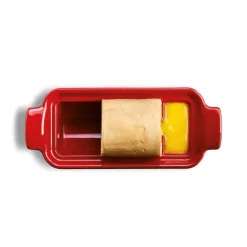 Terrine à foie gras façon médaillon 0,6L Emile Henry - Couleur Grand Cru