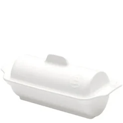 Terrine à foie gras façon médaillon 0,5L Emile Henry - Couleur Farine